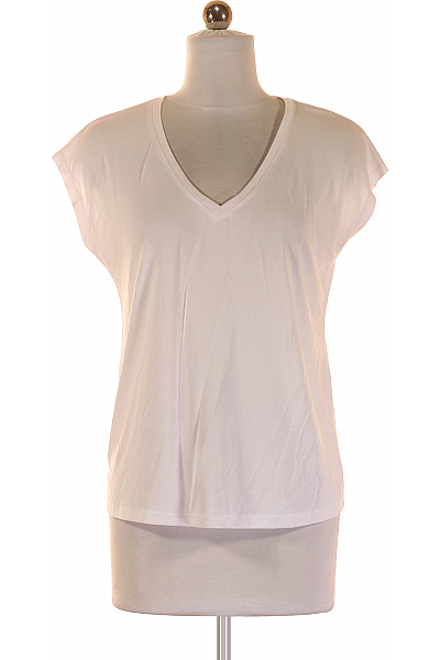 Jednoduché Dámské Tričko Bílé VILA Vel. XS