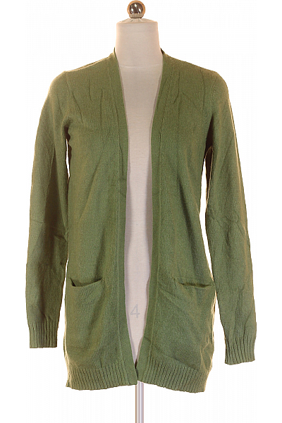 VILA Dámský Cardigan Zelený Second Hand Vel. XS