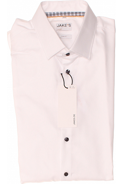 Jake*s Pánská Košile Bílá Vel. 41/42