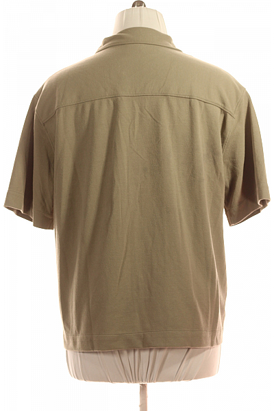 Hugo Boss Pánská Košile Jednobarevná Zelená Vel. M