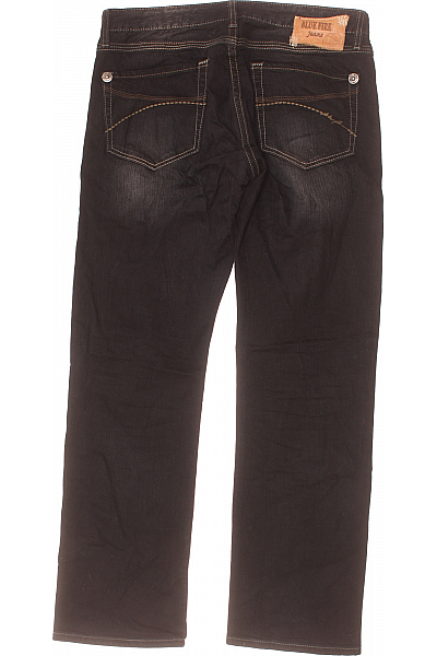 BLUE FIRE Pánské Rovné Džíny Černé Vel. 33/32