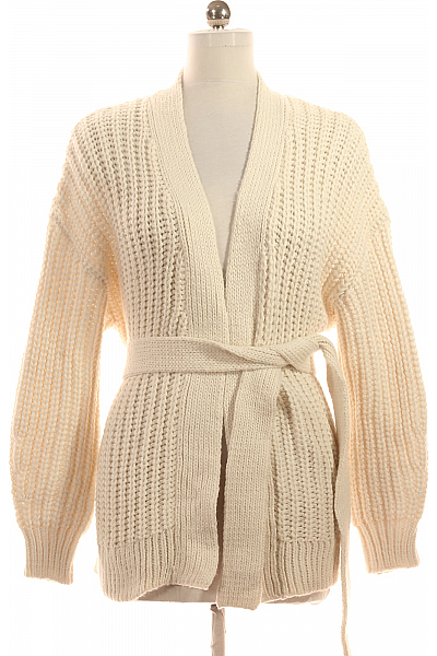 Dámský Cardigan Bílý Second Hand Vel.  M