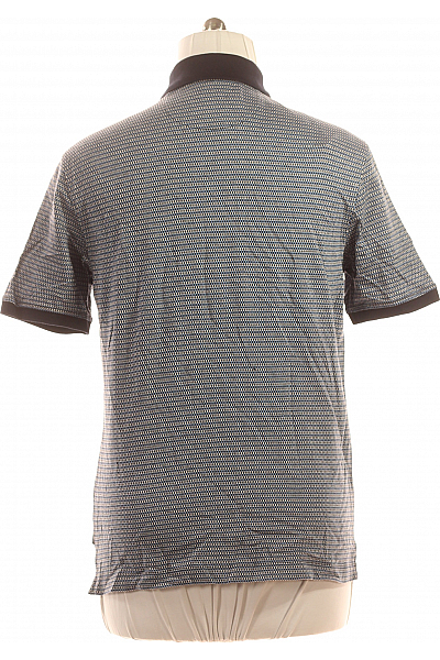 Bugatti Pánské Tričko s Límečkem Modré Second hand Vel. L