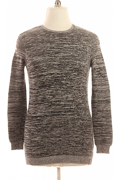 Pánský Pulovr Černobílý Vel. XL