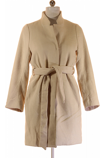 Krátký Dámský Kabát Béžový Vel. 36 Krátký Dámský Kabát Béžový Vel. 36