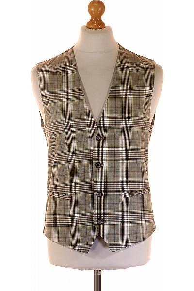 Společenská Pánská Vesta Šedá Prince Bowtie Vel. 48