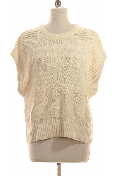 Dámská Vesta Bílá Oui Second Hand Vel. 42