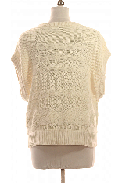 Dámská Vesta Bílá Oui Second hand Vel. 42