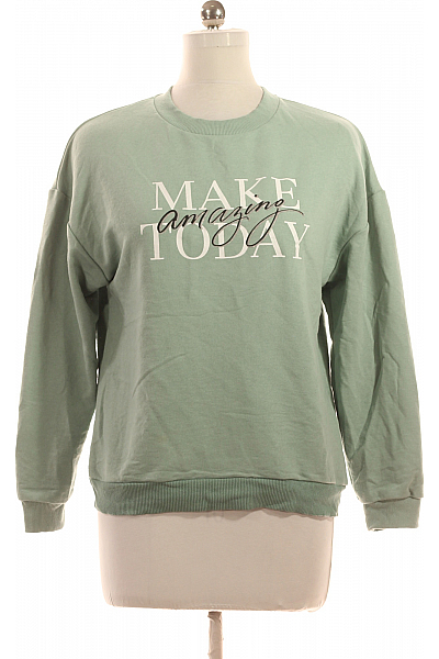 Dámská Mikina Zelená Vel. 38