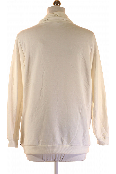 Dámská Mikina Bez Zapínání Bílá LAURA KENT Vel. 42