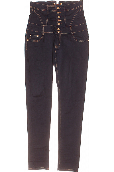 Boyfriend Dámské Džíny Modré Second Hand Vel. 46