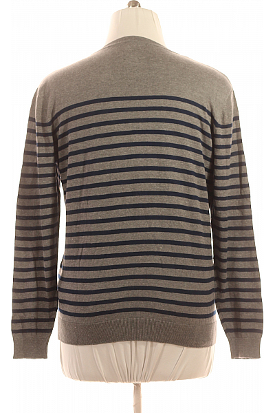 Straight Up Pánský Svetr Se Vzorem Šedý Second hand Vel. L