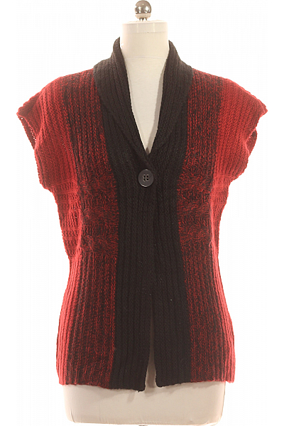 Dámská Vesta Červená Canda Vel. 36