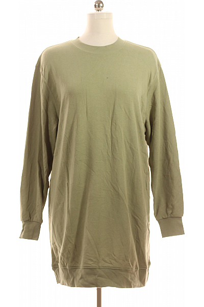  Mikinové Šaty Zelené Vel. M