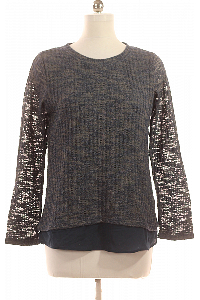 Dámský Svetr Modrý Second Hand Vel. XL