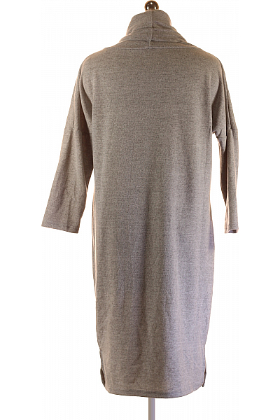  Šaty Pletené Šedé