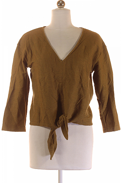 Jednoduché Dámské Tričko Khaki Madewell Second Hand Vel. XS