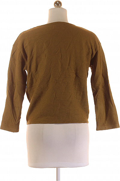 Jednoduché Dámské Tričko Khaki Madewell Second hand Vel. XS