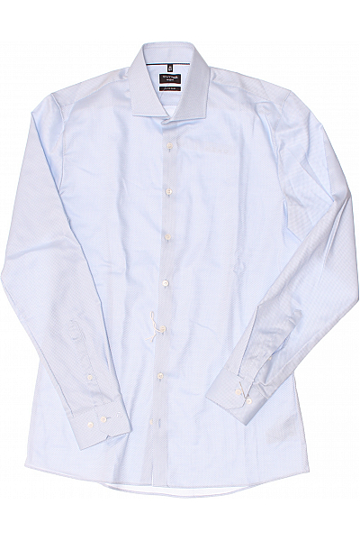 Pánská Košile Modrá OLYMP Second hand Vel. 40