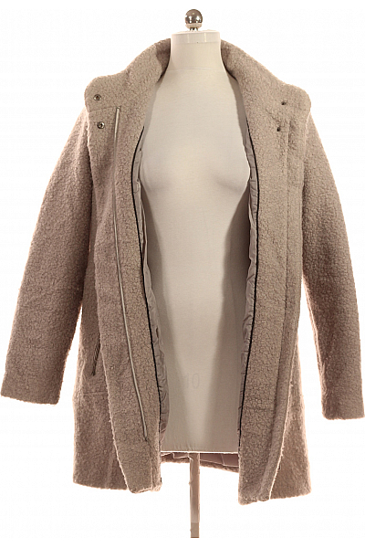 Dámský Kabát Šedý Vel. M