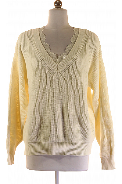 Lascana Dámský Svetr Bílý Vel.  36/38