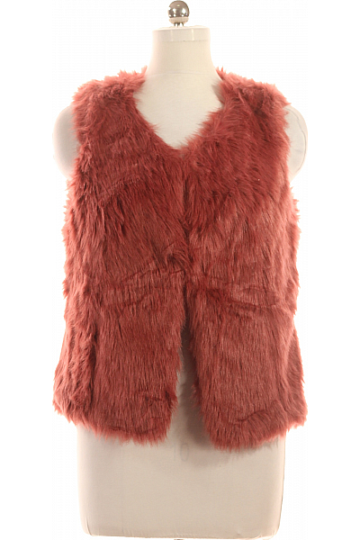 BONPRIX Kratká Dámská Vesta Vínová Second Hand Vel. 38