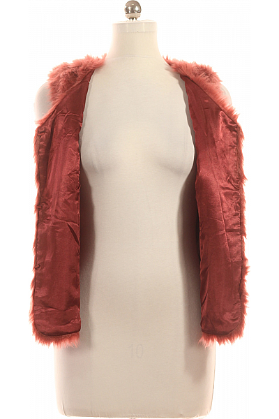 BONPRIX Kratká Dámská Vesta Vínová Second hand Vel. 38