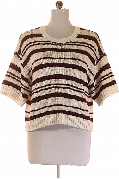 Dámský Svetr Barevný MSCH Copenhagen Second Hand Vel. M/L Dámský Svetr Barevný MSCH Copenhagen Second Hand Vel. M/L