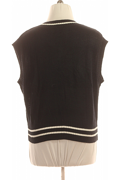 Kratká Dámská Vesta Modrá Vel. L