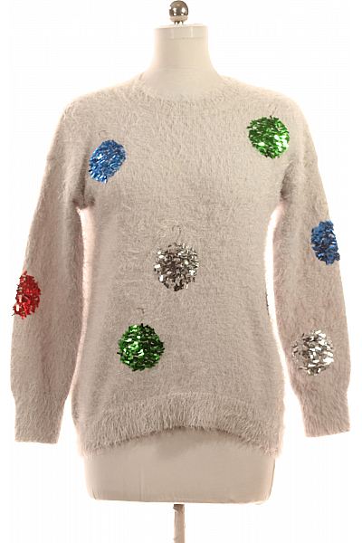 Dámský Svetr Šedý Vel. L