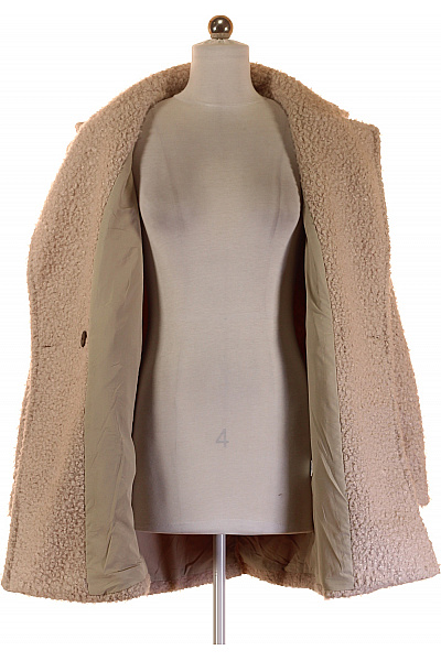 Bershka Dámský Kožich Béžový Vel.  S