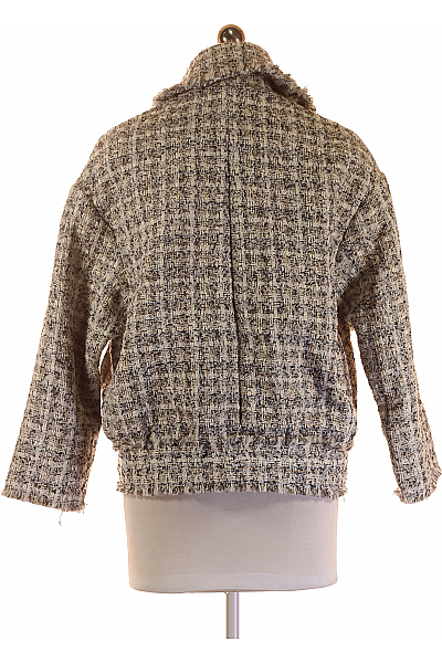 Krátký Dámský Kabát Barevný Vel.  XS