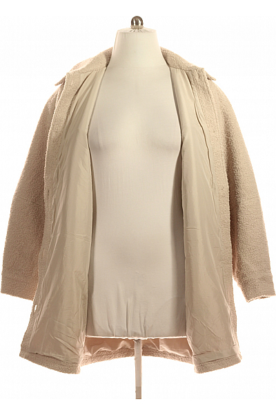 Dámský Kabát Béžový Vel. L