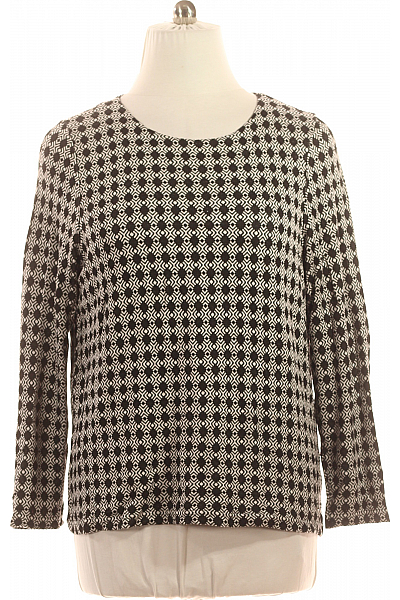 Halenka Černobílá GINA LAURA Second Hand Vel. L