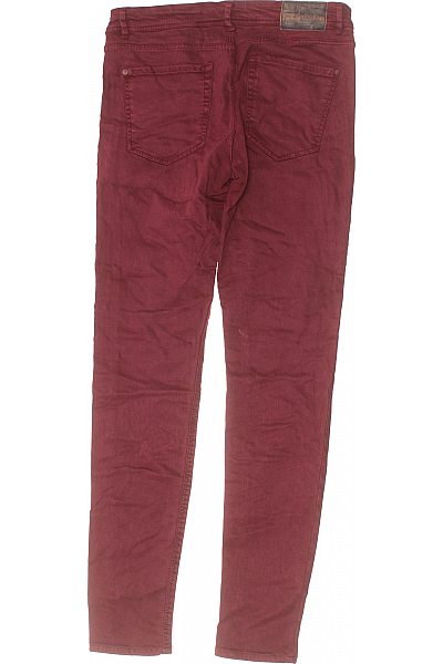 Dámské Džíny Vínová ZARA Second hand Vel. 40