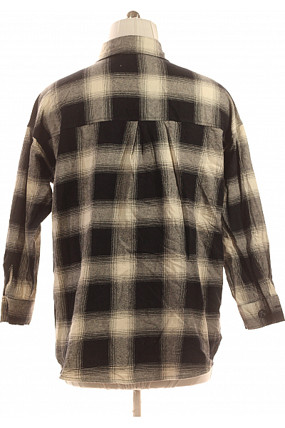 Krátký Dámský Kabát Černobílý Vel.  L