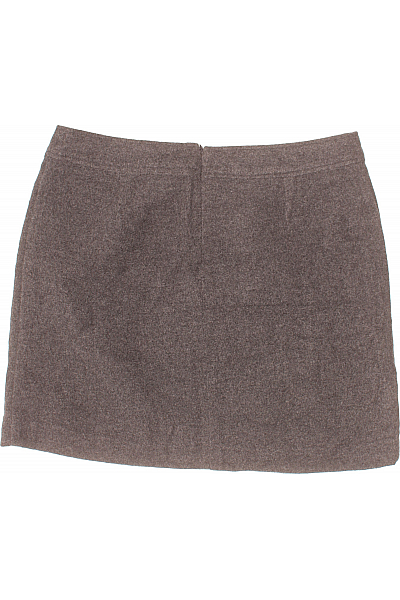 Sukně Vlněná Šedá Second hand Vel. 42