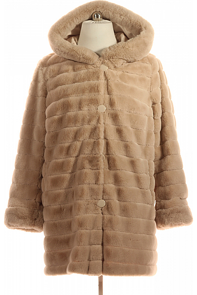 Dámský Kabát Béžový Second Hand