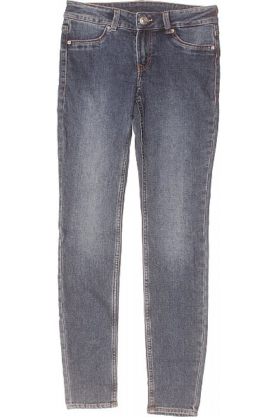 Dámské Džíny Modré Second Hand Vel.  36