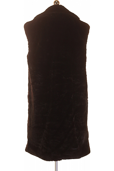 THREADBARE Teplá Dámská Vesta Černá Second hand Vel.  36