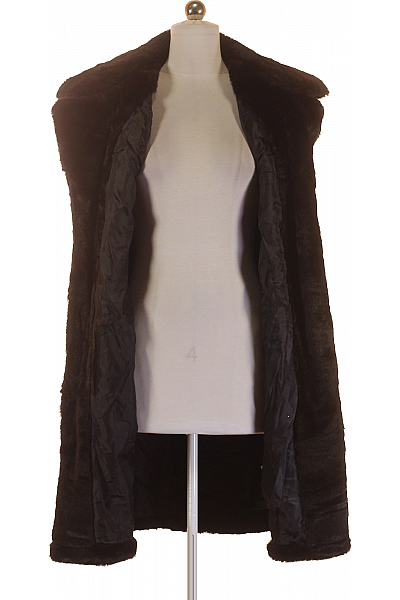 THREADBARE Teplá Dámská Vesta Černá Second hand Vel.  36