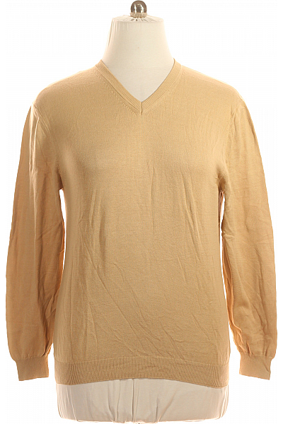 Pánský Pulovr Béžový Vel. M