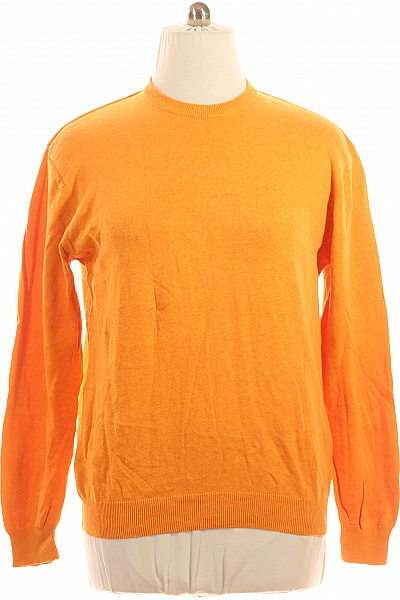 Mauro Grifoni  Pánský Svetr Oranžový Vel. L