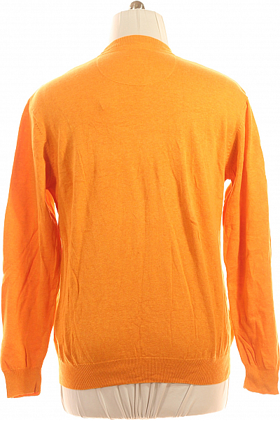 Mauro Grifoni  Pánský Svetr Oranžový Vel. L