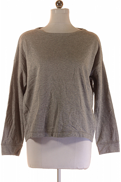 Dámská Mikina Bez Zapínání Šedá Dámská Mikina Bez Zapínání Šedá