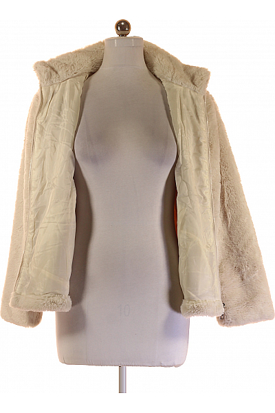 Dámský Kožich Bílý Vel.  42