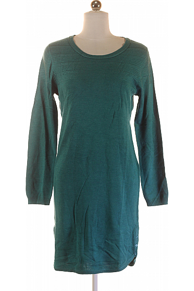  Šaty Pletené Zelené Vel. XS