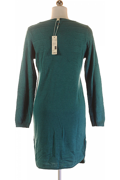  Šaty Pletené Zelené Vel. XS