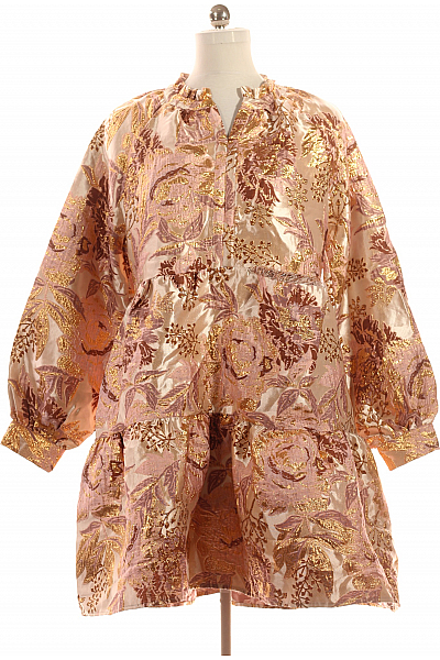 Šaty Zlaté A VIEW Vel. 42