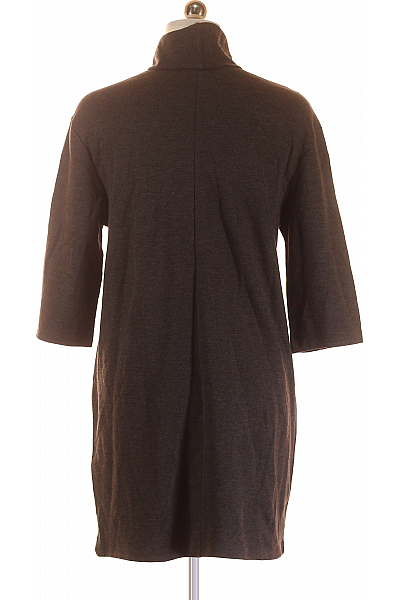  Šaty Pletené Šedé ZARA Vel.  M